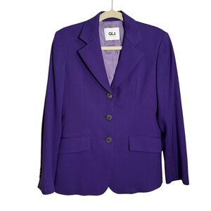 QL2 Quelledue Dorothy Wool Blazer Made in Italy Women’s Sz. 44 (US M)